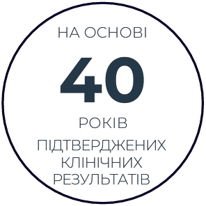 40 років підтверджених клінічних результатів